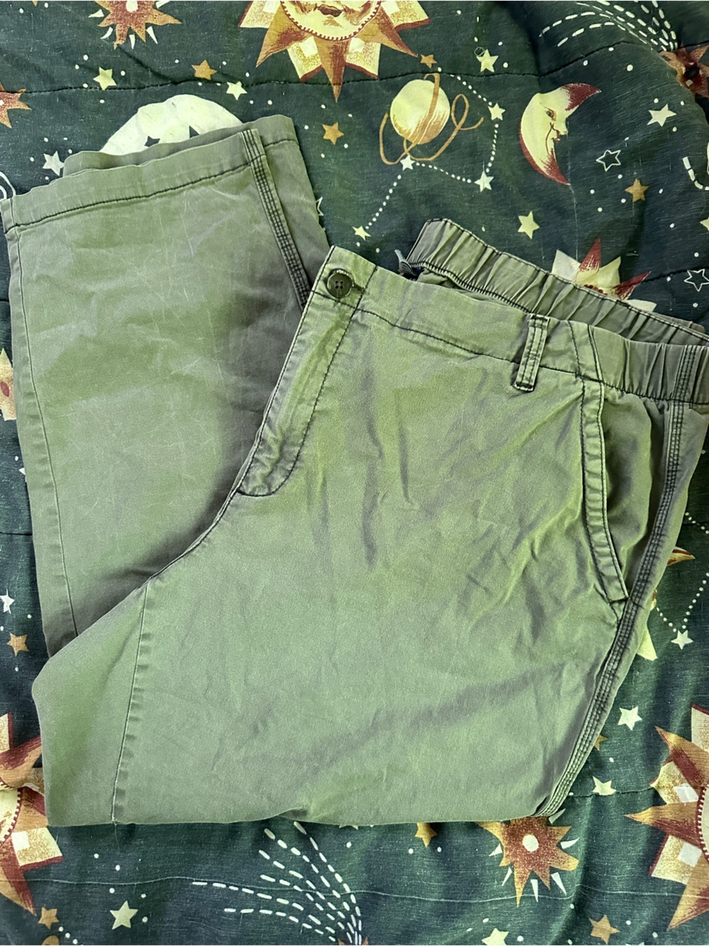Old Navy Gray OG Chino Straight Leg Pants Size: 2x